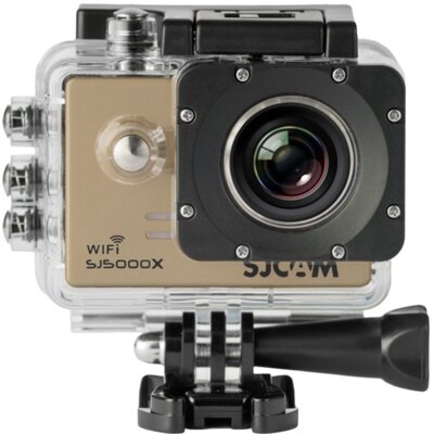 Kamera sportowa SJCAM SJ5000x ZŁOTA WiFi Filmy 2K/Filmy 4K 12MP, Obudowa wodoodporna