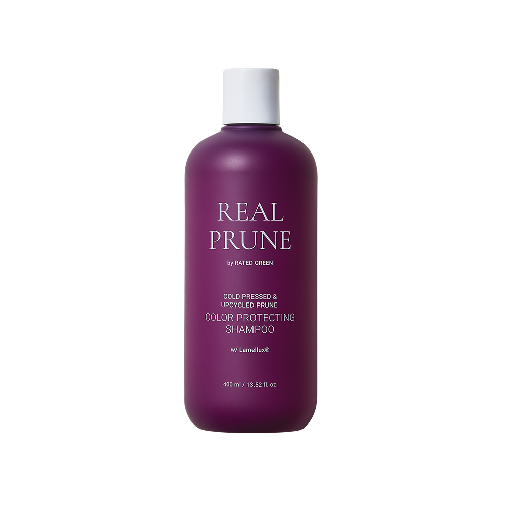 Rated Green Real Prune szampon wzmacniający kolor do włosów farbowanych, 400 ml