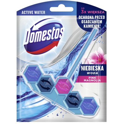 Kostka do WC DOMESTOS Power 5+ Pink Magnolia 53g