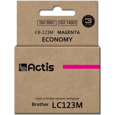 Tusz ACTIS do Brother LC-123M / LC-121M Purpurowy 10 ml KB-123M