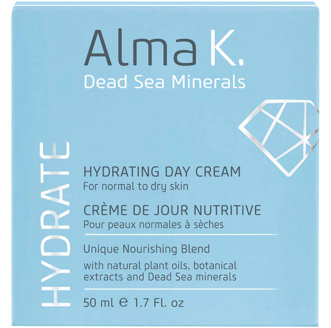 Alma K. nawilżający krem do twarzy na dzień, 50 ml