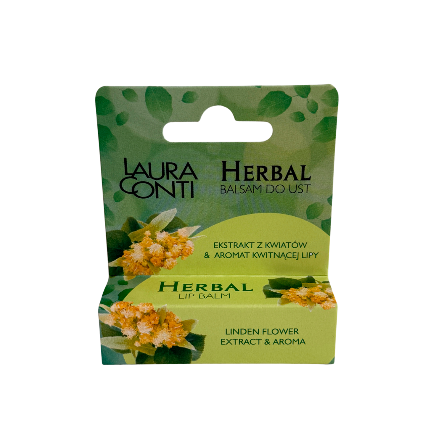 Laura Conti odżywczy balsam do ust z ekstraktem z kwiatów Lipy, 4,8 g