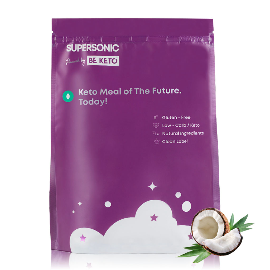 Be Keto gotowy, pełnowartościowy, ketogeniczny posiłek o smaku tropikalnego kokosa, 750 g