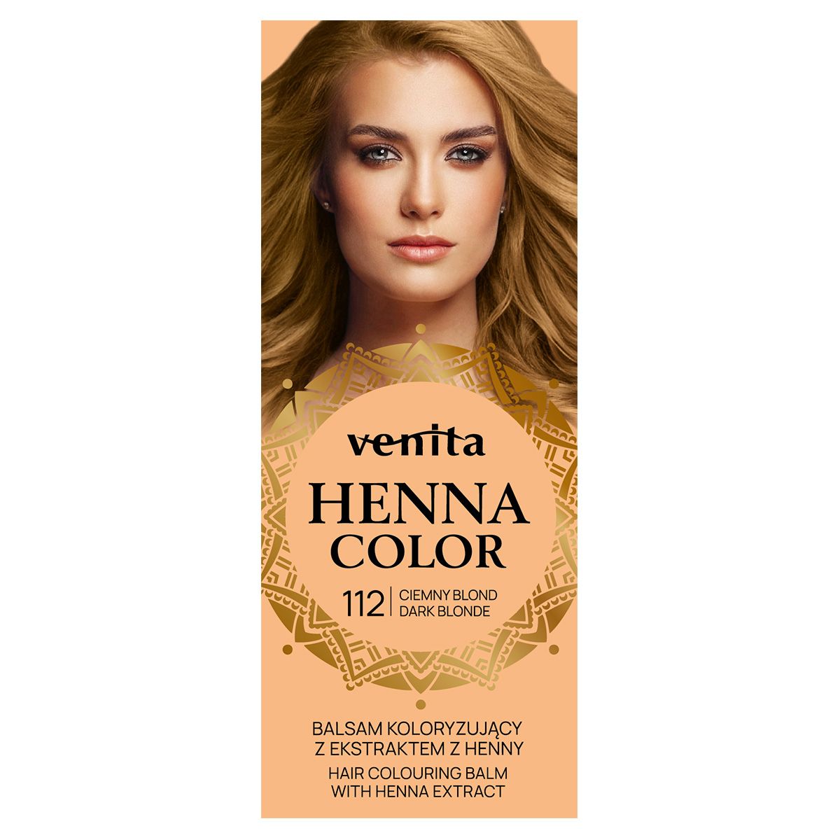 Venita Henna Color balsam koloryzujący do włosów 112 ciemny blond, 75 ml