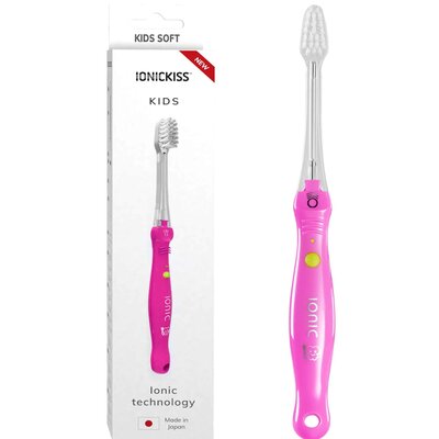 Szczoteczka do zębów IONICKISS Kids 146699 Różowo-przezroczysty