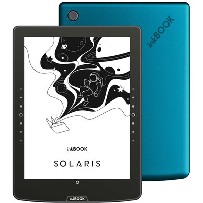 Czytnik e-booków INKBOOK Solaris 6", Podświetlany ekran, Wi-Fi, Bez reklam Turkusowy