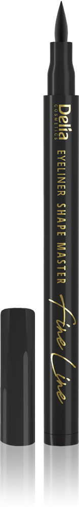 Delia Shape Master Fine Line eyeliner w pisaku czarny, 1 szt.