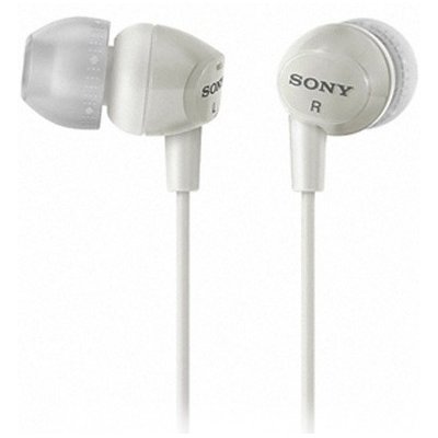 Słuchawki dokanałowe SONY MDR-EX15LP Biały