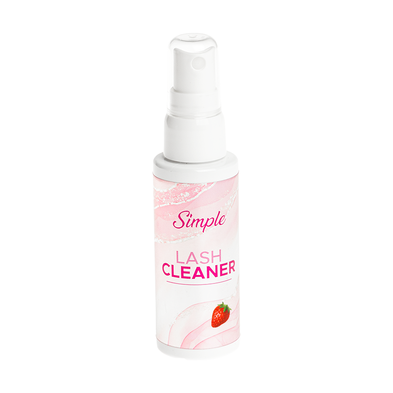 Looksus Lashes Simple Cleaner cleaner do rzęs truskawka, 50 ml