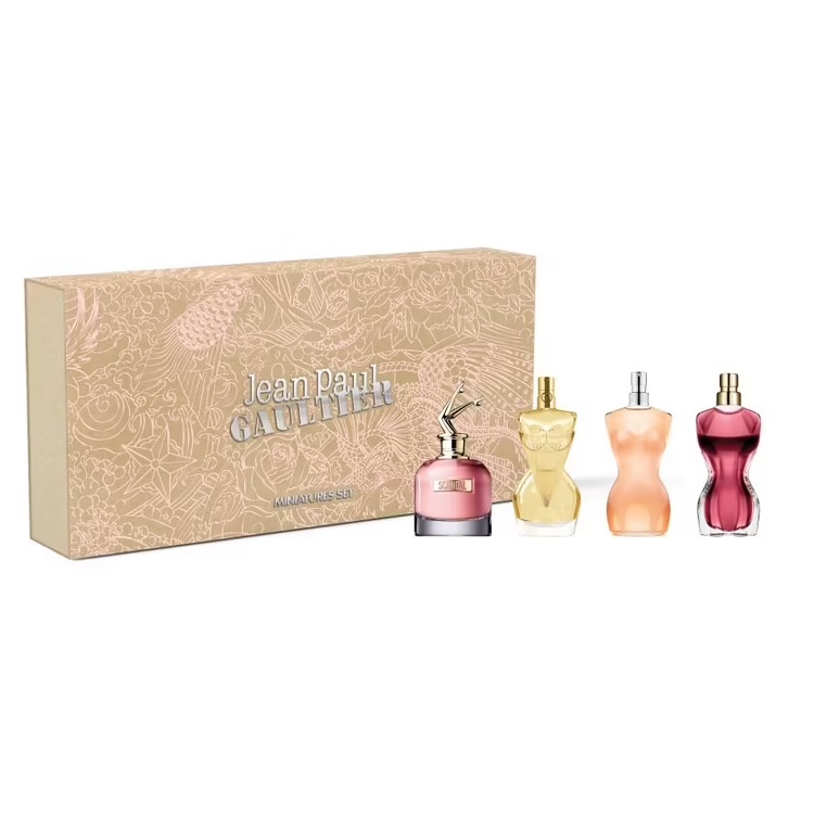 Jean Paul Gaultier Miniatures Set zestaw: woda perfumowana La Belle, 6 ml + woda perfumowana Scandal, 6 ml + woda perfumowana Divine, 6 ml + woda p...