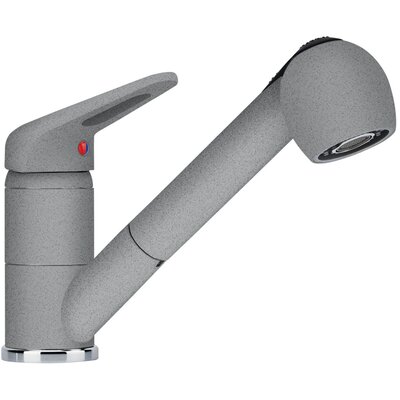 Bateria kuchenna stojąca FRANKE Prince II Pull-Out spray z wyciąganą wylewką Kamienny szary 115.0470.670