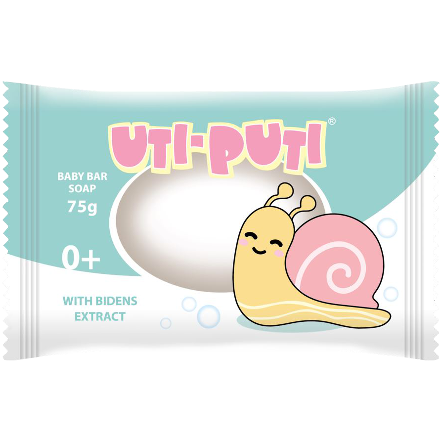 Uti-Puti mydło w kostce z ekstraktem uczepu dla dzieci, 75 g