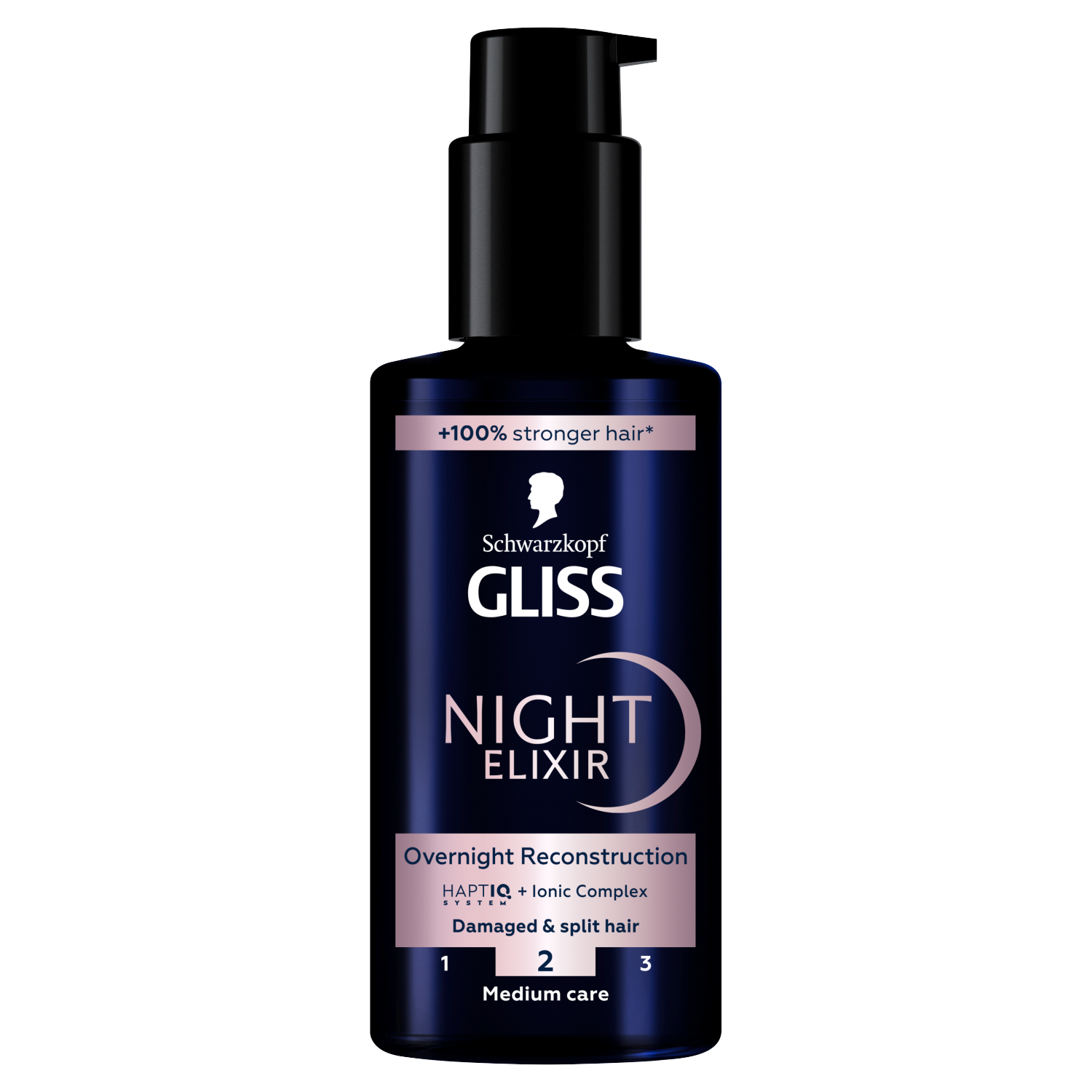 Gliss Night Elixir Reconstruction nocna kuracja do włosów bez spłukiwania, 100 ml