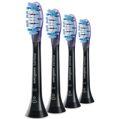 Oryginalne końcówki Philips Sonicare G3 HX9054/33 Miękkie włókna (4 szt. zapas na rok) (Zdrowsze dziąsła)