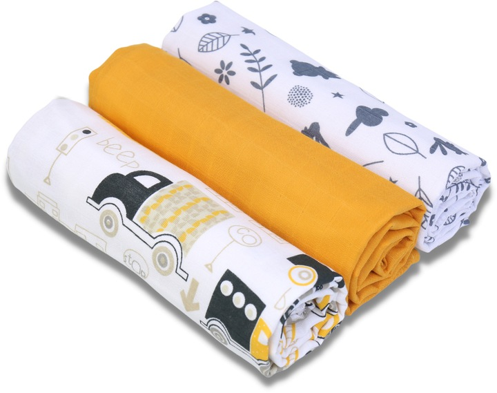 Babymam pieluchy pieluszki muślinowe premium 3 szt.