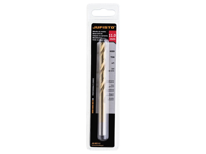 Wiertło do metalu HSS-G TIN 11,0 x 142 mm (1 szt.) JUFISTO
