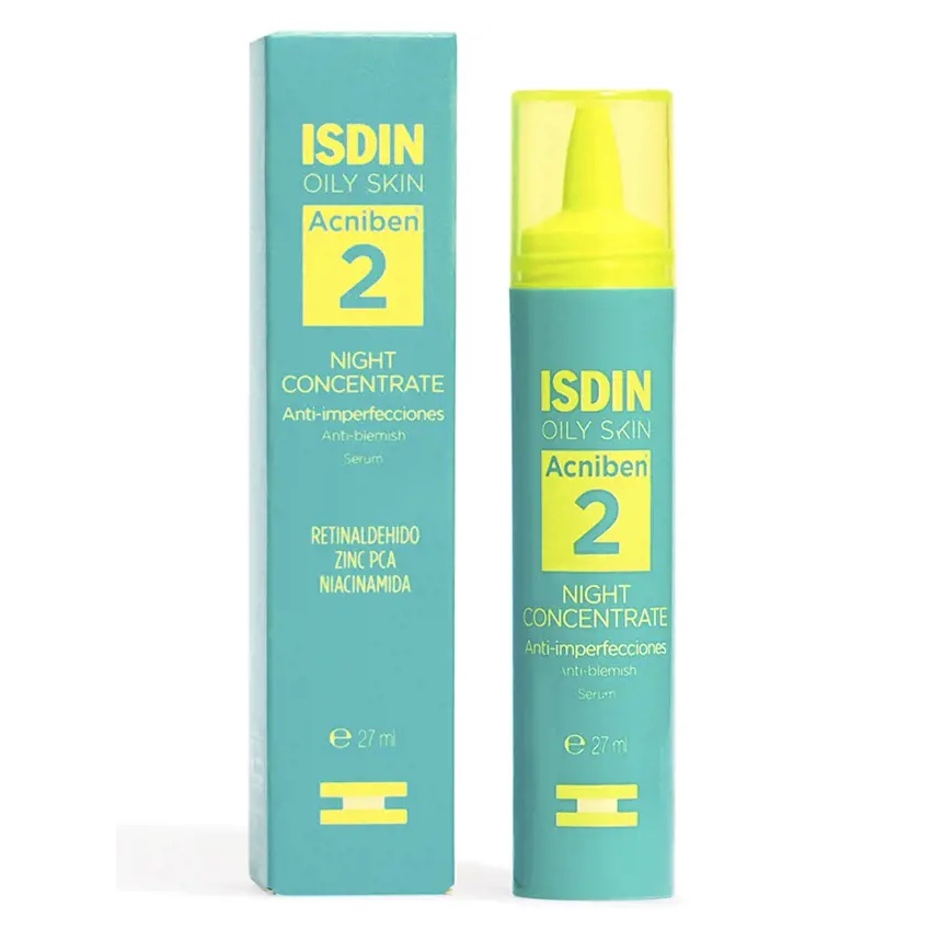 Isdin Acniben  serum do twarzy na noc przeciw niedoskonałościom, 27 ml