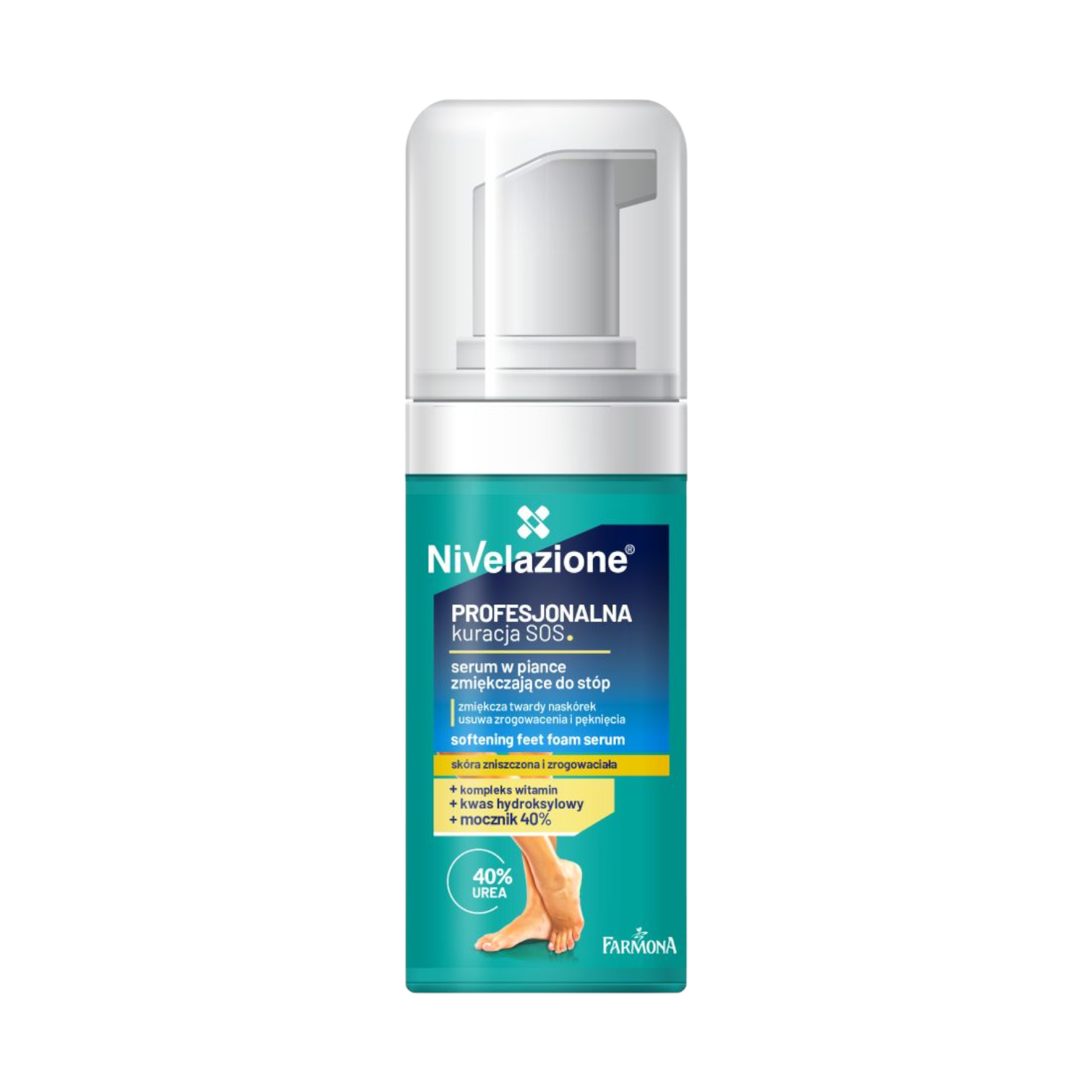 Nivelazione Profesjonalna Kuracja Sos serum w piance zmiękczające do stóp, 75 ml