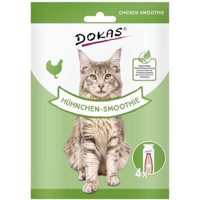 Przysmak dla kota DOKAS Smoothie z kurczaka 4 x 30 g