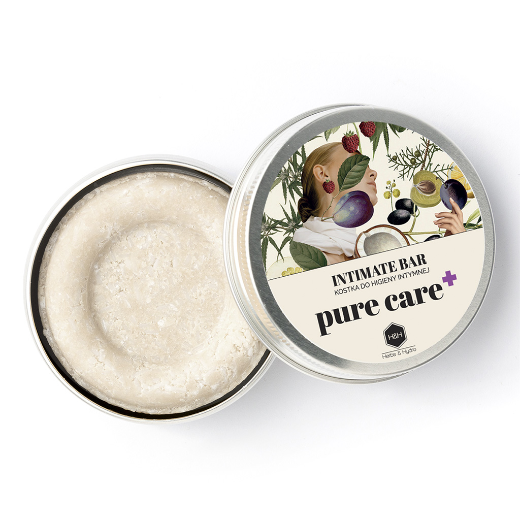 Herbs&Hydro Pure Care + kostka do higieny intymnej, 55 g