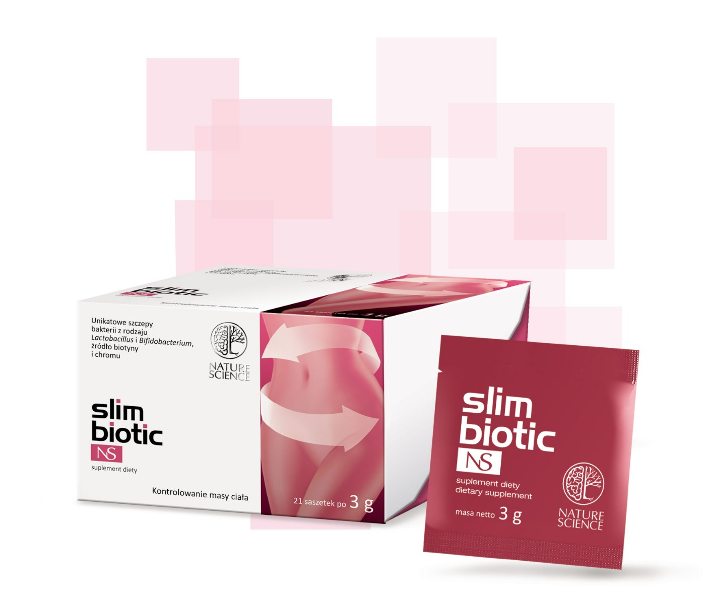 Nature Science Slimbiotic NS suplement diety, 63 g