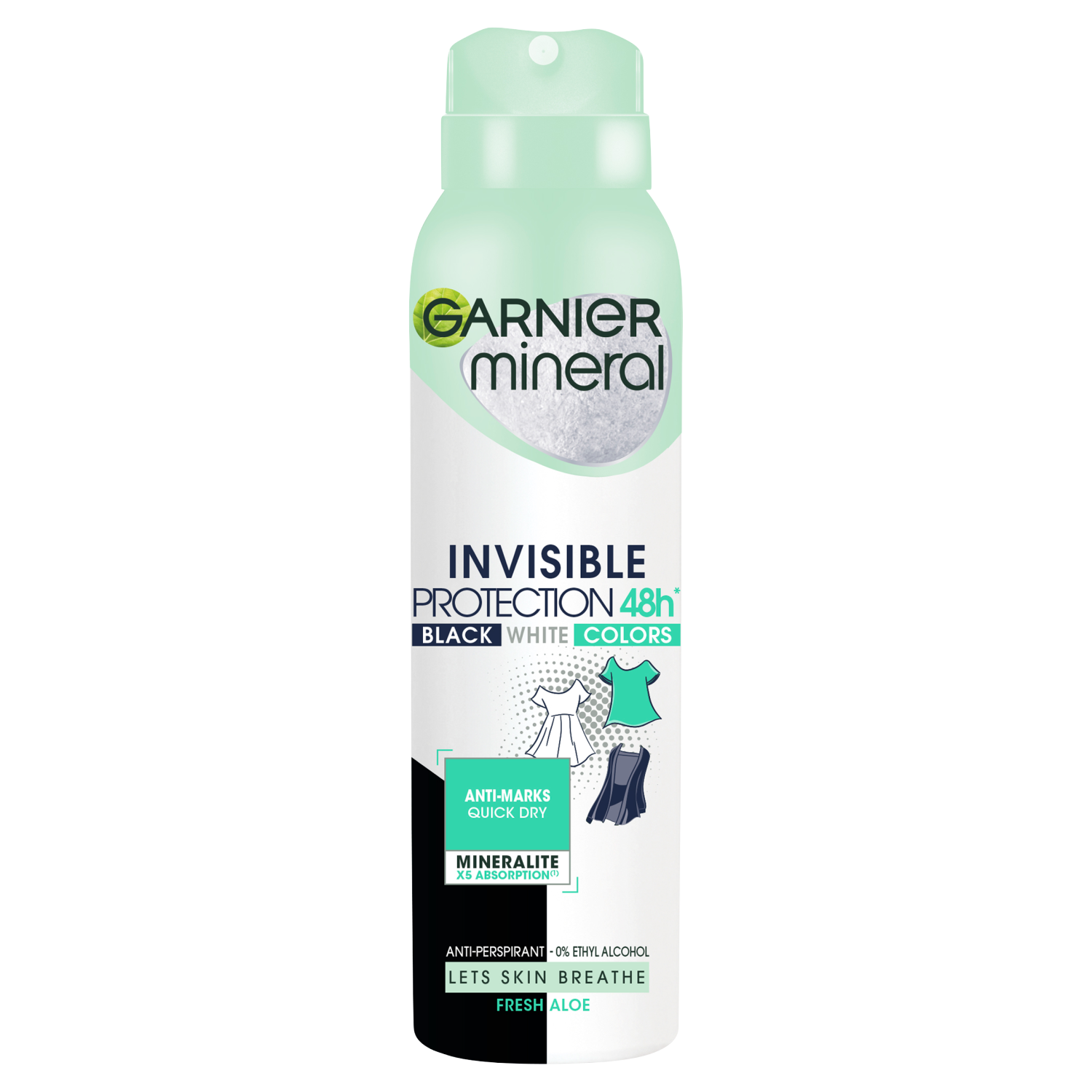 Garnier Mineral BWC Aloe antyperspirant w sprayu damski, 150 ml