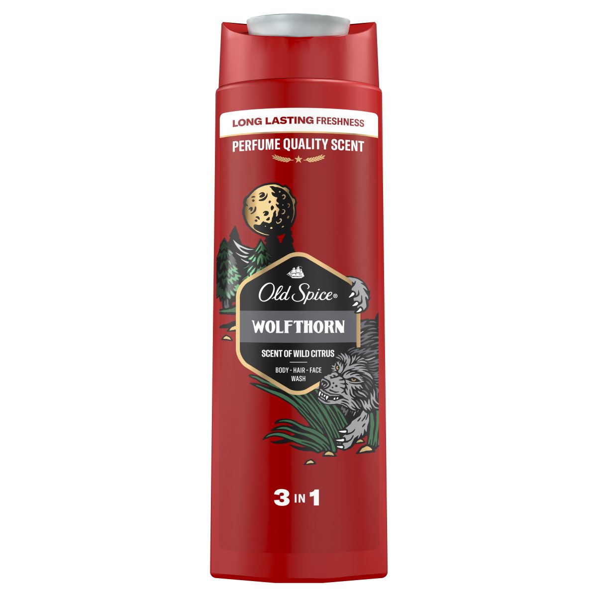 Old Spice Wolfthorn żel pod prysznic i szampon do włosów 3w1, 400 ml