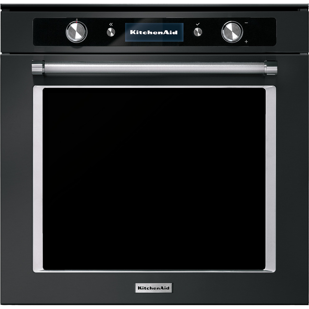 KitchenAid - Wielofunkcyjny piekarnik z pyrolizą czarna stal
