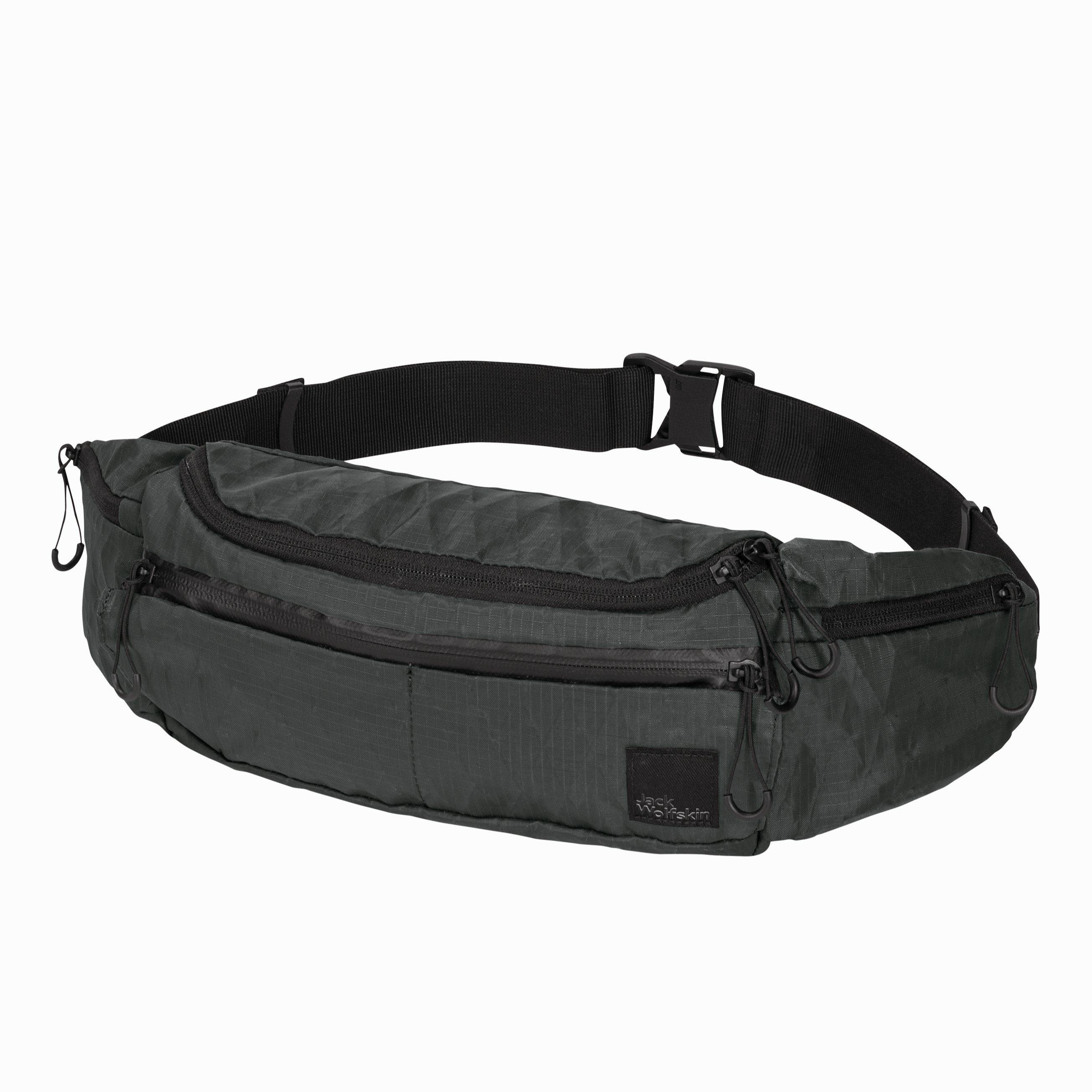 Torebka biodrowa Jack Wolfskin WANDERMOOD CROSSBODY granite black - ONE SIZE