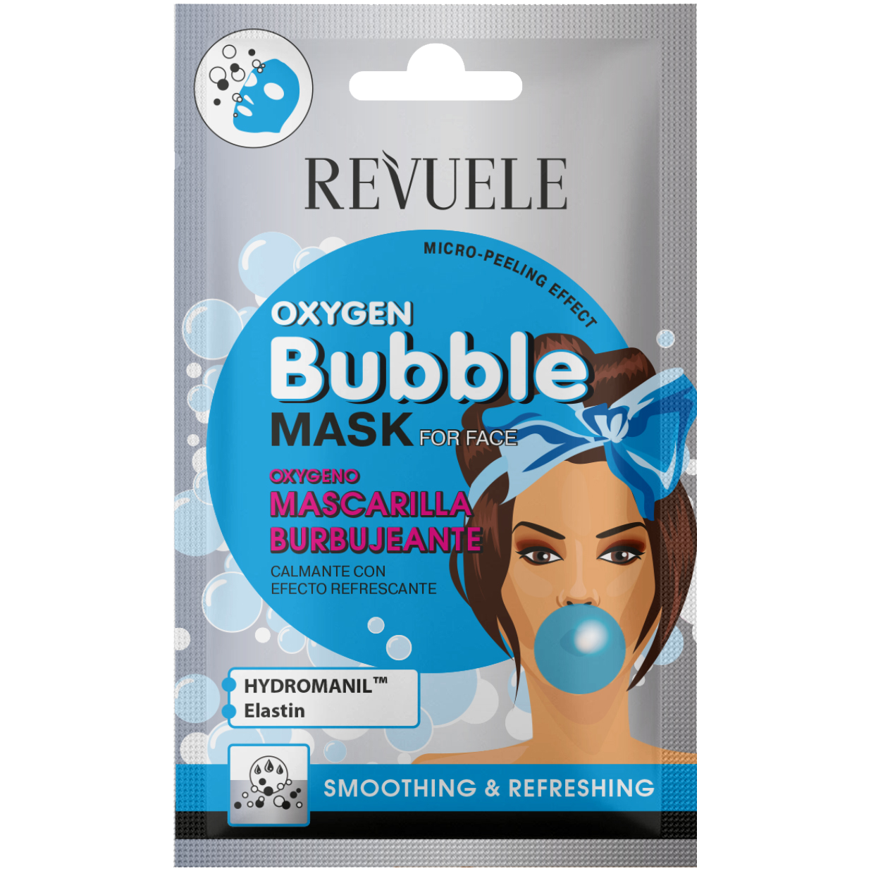 Revuele Oxygen Bubble wygładzająca maska do twarzy, 15 ml