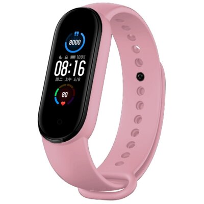 Pasek DEVIA Deluxe Sport do Xiaomi Mi Band 5/6 Różowy