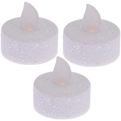 Świeca dekoracyjna AMBIANCE LIGHT 262972 Tea Light LED Biały (3 sztuki)