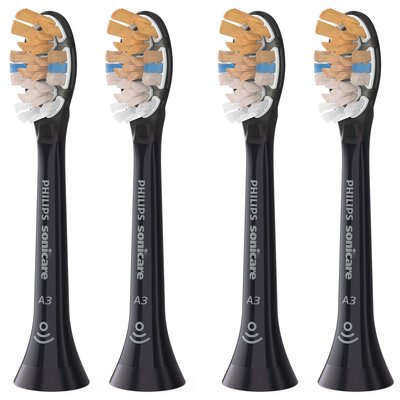Oryginalne końcówki Philips Sonicare HX9094/11 Miękkie włókna (4 szt. zapas na rok) (Kompleksowa zaawansowana pielęgnacja)