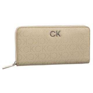 Portfel Calvin Klein CK Daily Lg Z/A Wallet Epi Mono Stoney Beige/Epi Mono K60K611771 PEA