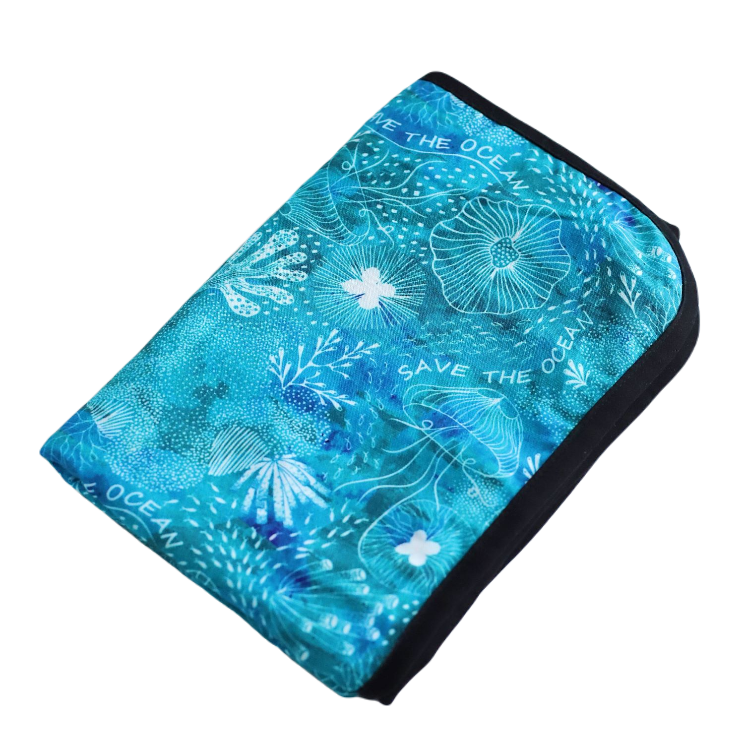 Liqen Ocean algowo-bambusowy ręcznik do włosów, duży 75x110cm, 1 szt.