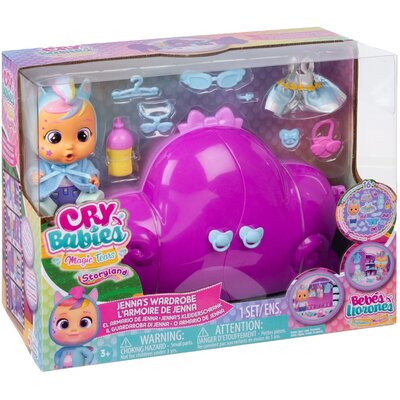 Lalka IMC TOYS Cry Babies Storyland Szafa Jenny + akcesoria