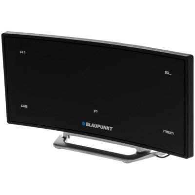 Radiobudzik BLAUPUNKT CRP7WH Czarny, Tuner FM, Projekcja czasu na ścianie, Gniazdo USB, Zasilanie Bateryjno-sieciowe
