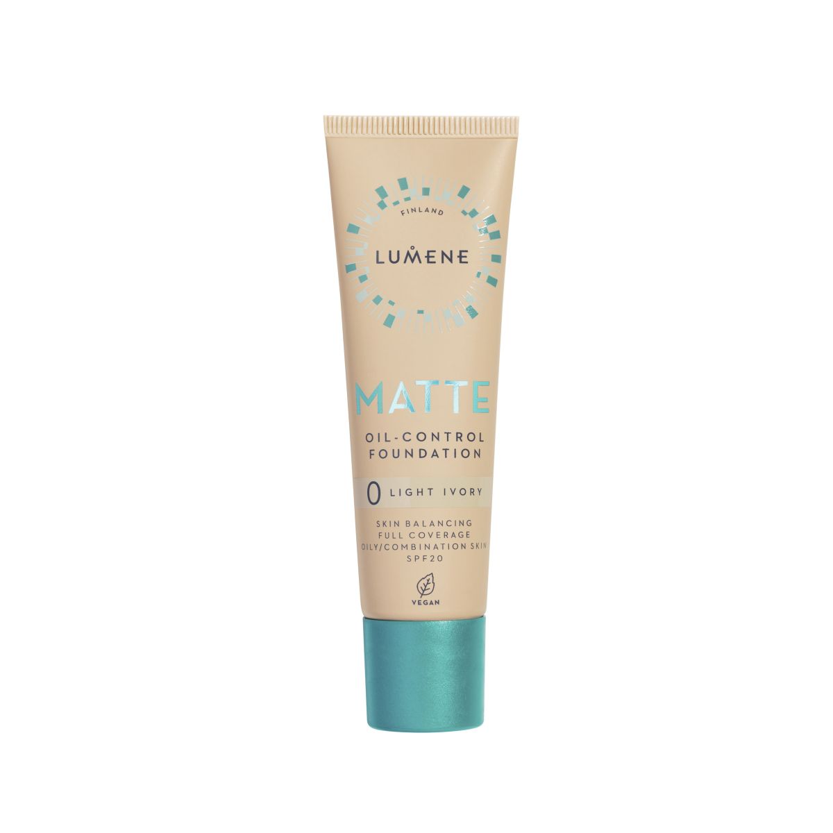Lumene Matte matujący podkład do twarzy matte 0 light ivory SPF20, 30 ml