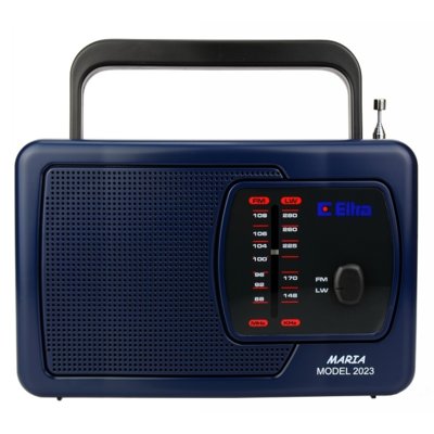 Radio ELTRA Maria Analogowe Przenośne Granatowe 2023