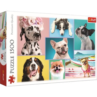 Puzzle TREFL Premium Quality Słodkie pieski 26186 (1500 elementów)