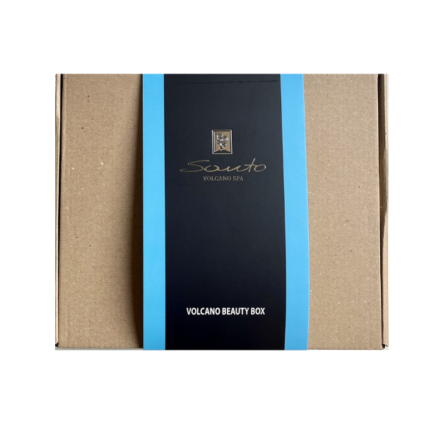 Santo Volcano Spa zestaw: wybielająca pasta do zębów, 100 ml + balsam do ciała, 250 ml