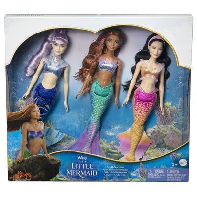 Lalka OTHER DISNEY DOLLS Syrenki Filmowe Siostry HND29 (3 lalki)
