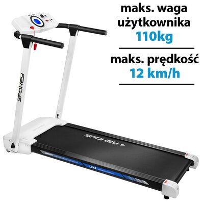Bieżnia elektryczna SPOKEY Luna 1118W 12km/h