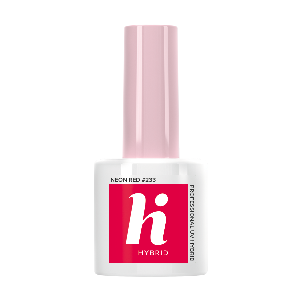 Hi Hybrid lakier hybrydowy do paznokci 233 neon red, 5 ml