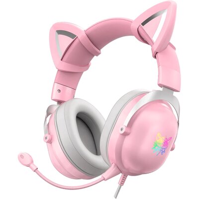 Słuchawki ONIKUMA X11 Kocie Uszy Nauszne, Dźwięk przestrzenny