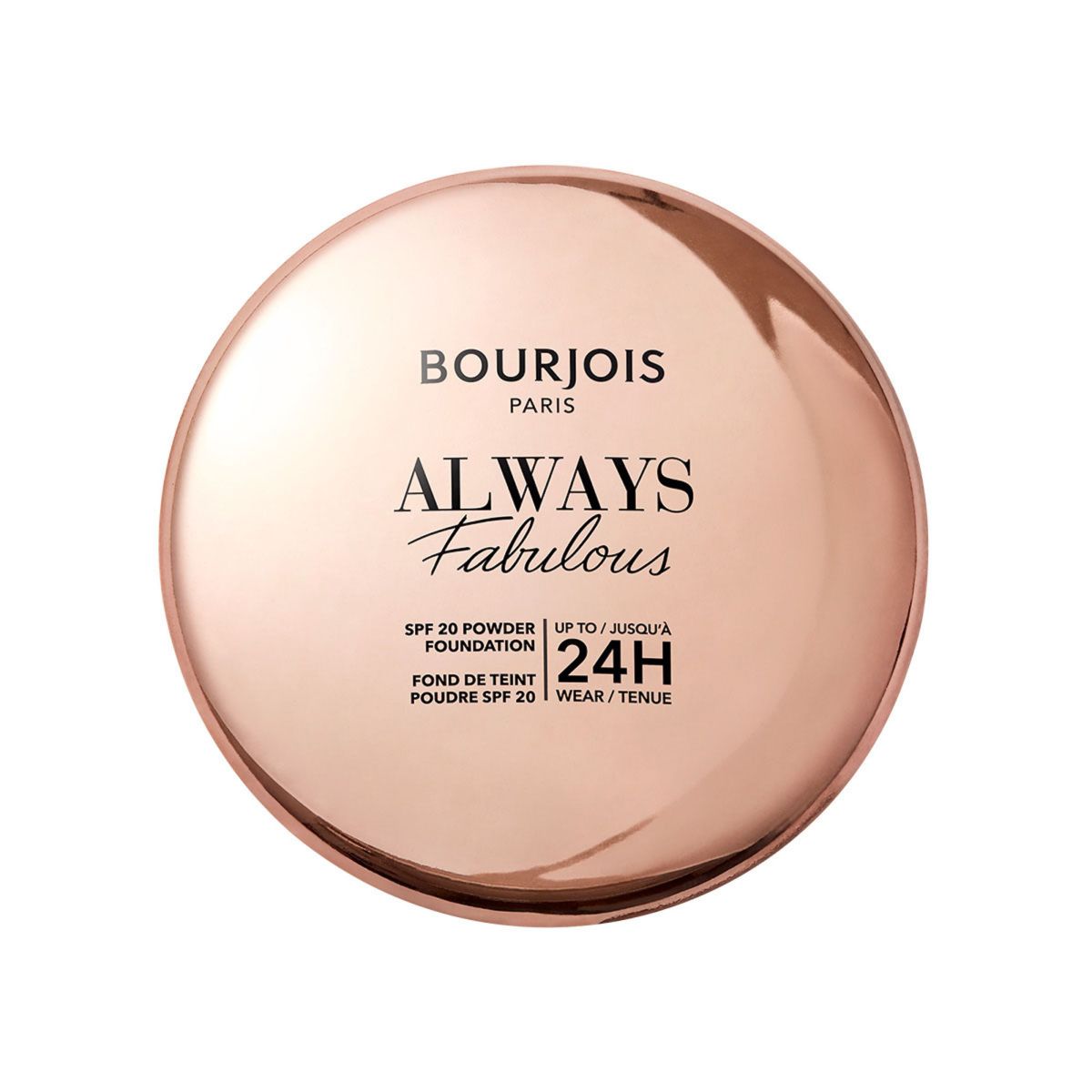 Bourjois Always Fabulous ultralekki puder kryjący z SPF20 125 ivory, 7 g