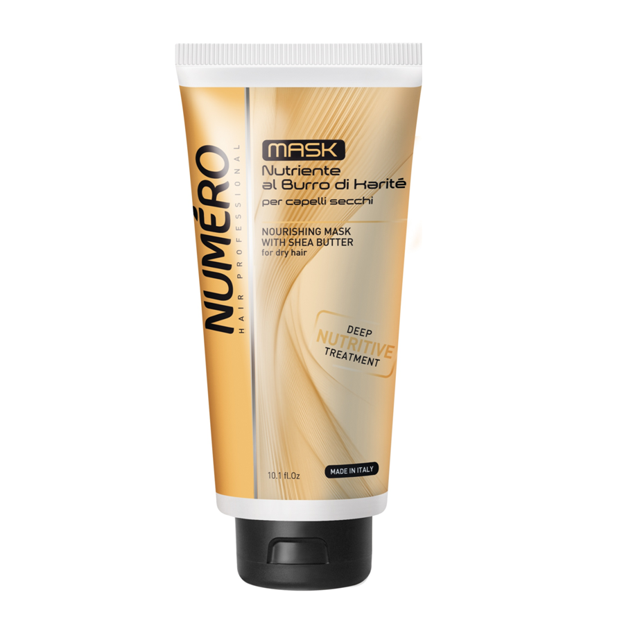 Brelil Numéro Nourishing With Shea Butter odżywiająca maska z masłem shea, 300 ml