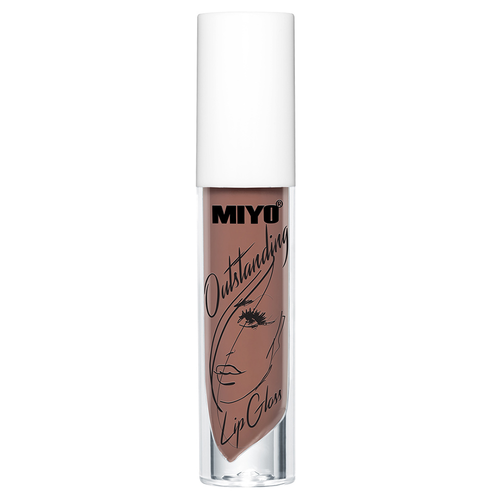 MIYO Outstanding Lip Gloss błyszczyk do ust nr 32 Pecan, 4 ml