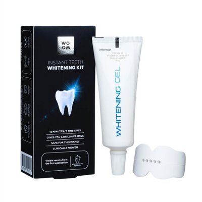 Zestaw do wybielania zębów WOOM Instant teeth (30 ml)