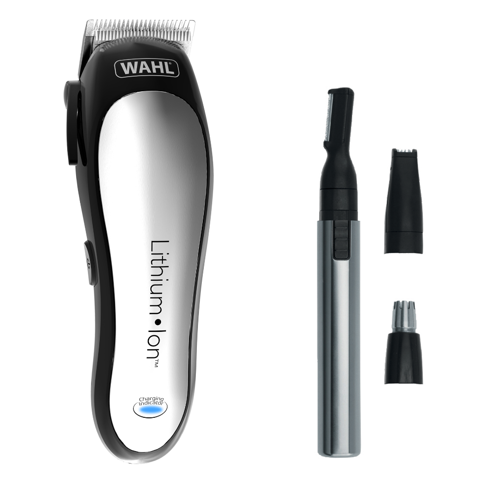 Wahl Lithium Ion zestaw: maszynka do strzyżenia włosów, 1 szt. + trymer personalny, 1 szt.